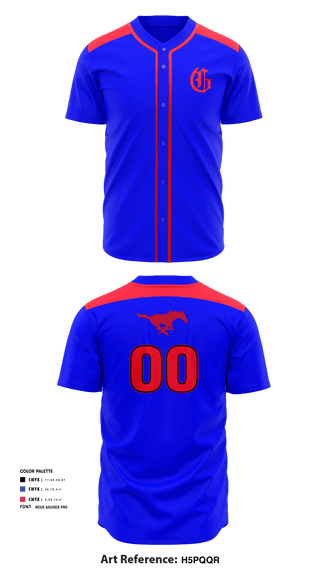 Full Button Baseball Jersey, Grapevine Mustangs - 11U, Baseball, Teamtime, Team time, sublimation, custom sports apparel, team uniforms, spirit wear, spiritwear, sports uniforms, custom shirts, team store, custom team store, fundraiser sports, apparel fundraiser