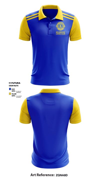 Bellbrook Lions Club 1356067 Short Sleeve Performance Polo - 1