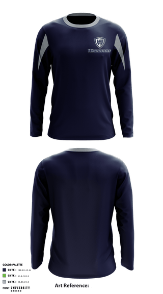 Long Sleeve Performance Shirt, Watersprings School High School Football, Football, Teamtime, Team time, sublimation, custom sports apparel, team uniforms, spirit wear, spiritwear, sports uniforms, custom shirts, team store, custom team store, fundraiser sports, apparel fundraiser