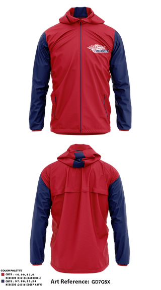 Windbreaker, Lane College Baseball, Baseball, Teamtime, Team time, sublimation, custom sports apparel, team uniforms, spirit wear, spiritwear, sports uniforms, custom shirts, team store, custom team store, fundraiser sports, apparel fundraiser