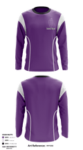 Illinois Valley Community College basketball 73397991 Long Sleeve Performance Shirt - 1