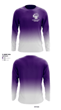 Cherokee Bluff High School Swimming 74929241 Long Sleeve Performance Shirt - 1