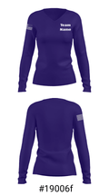 Mobile Police Motor Officer 9739836 Women's Long Sleeve V-neck Shirt - 37