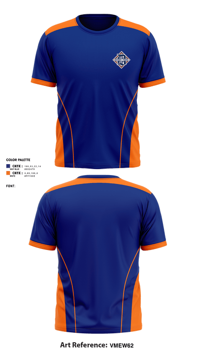 Delhi Minor Baseball Association 93957049 Short Sleeve Performance Shirt - 1