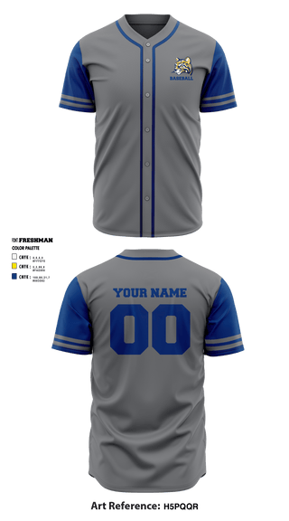 Full Button Baseball Jersey, Schoolcraft College Baseball, Baseball, Teamtime, Team time, sublimation, custom sports apparel, team uniforms, spirit wear, spiritwear, sports uniforms, custom shirts, team store, custom team store, fundraiser sports, apparel fundraiser