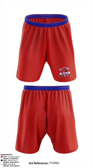 Athletic Shorts With Pockets, Rc Little League, Baseball, Teamtime, Team time, sublimation, custom sports apparel, team uniforms, spirit wear, spiritwear, sports uniforms, custom shirts, team store, custom team store, fundraiser sports, apparel fundraiser