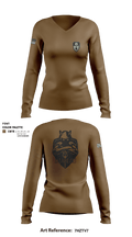 Diablos 76430974 Women's Long Sleeve V-neck Shirt - 1
