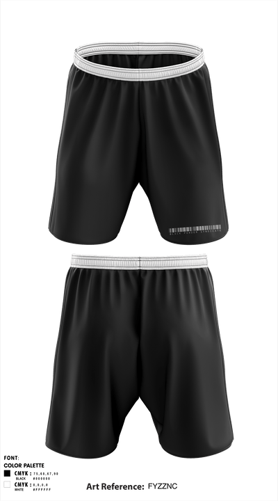 Black Powder Syndicate 35808206 Athletic Shorts With Pockets - 1