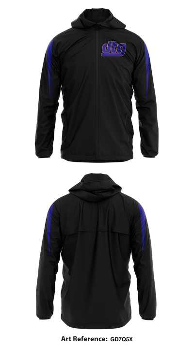 Downtown Giants Youth Football 68980247 Windbreaker - 7