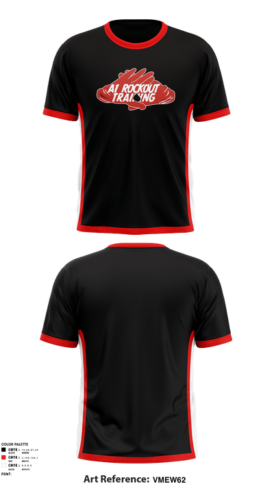 A1RockOut Training 96332002 Short Sleeve Performance Shirt - 3