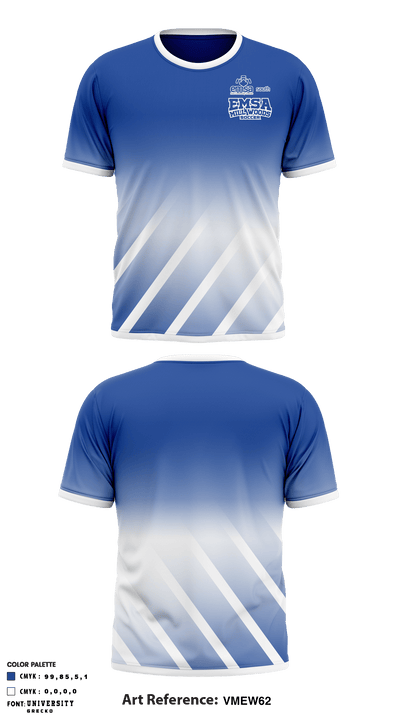 EMSA Mill Woods Soccer 10596530 Short Sleeve Performance Shirt - 1
