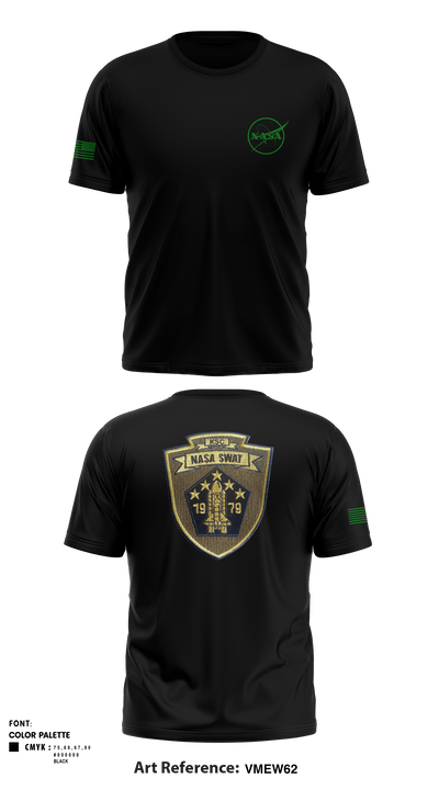 NASA SWAT 36071468 Short Sleeve Performance Shirt - 1