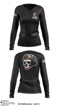Combat Company 68423485 Women's Long Sleeve V-neck Shirt - 1