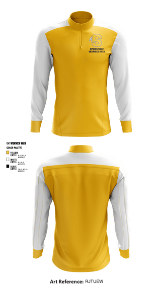 Quarter Zip Jacket, Springfield Shawnee BYSA, Spirit Store, Teamtime, Team time, sublimation, custom sports apparel, team uniforms, spirit wear, spiritwear, sports uniforms, custom shirts, team store, custom team store, fundraiser sports, apparel fundraiser