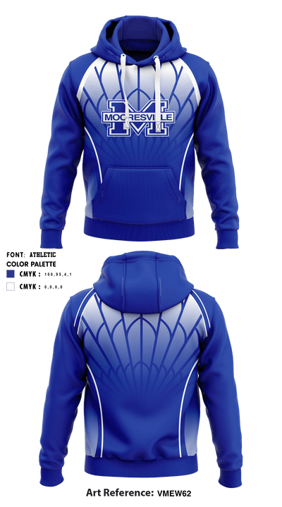 Mooresville Senior High School Volleyball 73369144 Hoodie - 1