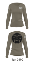 OL'5214 36784990 Women's Long Sleeve V-neck Shirt - 41