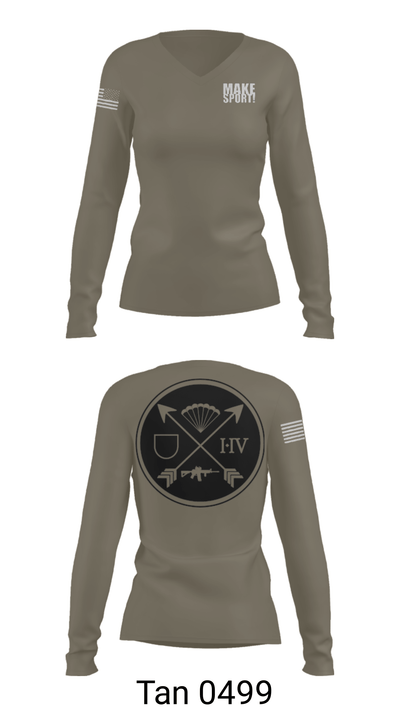 OL'5214 36784990 Women's Long Sleeve V-neck Shirt - 41