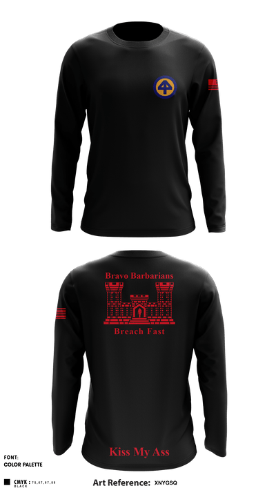 B 104th 82799853 Long Sleeve Performance Shirt - 5