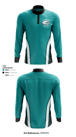 Quarter Zip Jacket, Olympian, Water Polo, Teamtime, Team time, sublimation, custom sports apparel, team uniforms, spirit wear, spiritwear, sports uniforms, custom shirts, team store, custom team store, fundraiser sports, apparel fundraiser