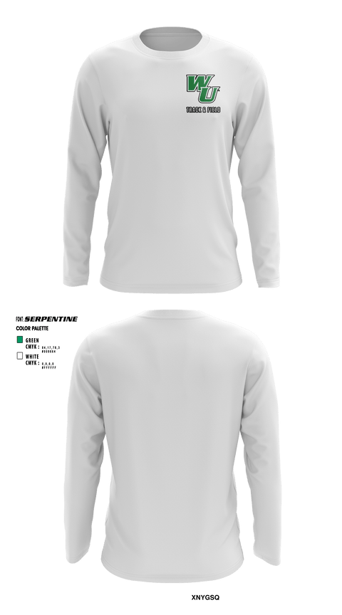 Long Sleeve Performance Shirt, Wilmington University Track, Track & Field, Teamtime, Team time, sublimation, custom sports apparel, team uniforms, spirit wear, spiritwear, sports uniforms, custom shirts, team store, custom team store, fundraiser sports, apparel fundraiser