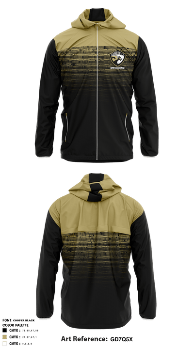 Arroyo Valley High School Swimming 84930750 Windbreaker - 1
