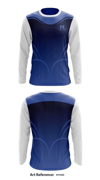 Middletown High School Dance 75864425 Long Sleeve Performance Shirt - 1