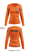 Bay Minette Police Department 41328135 Women's Long Sleeve V-neck Shirt - 7