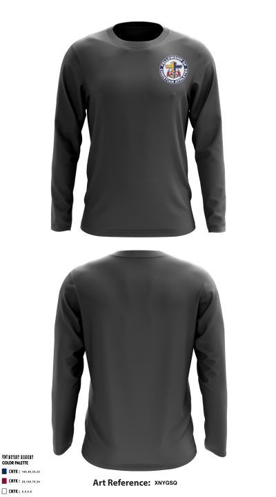 Fellowship of Christian Athletes 77170783 Long Sleeve Performance Shirt - 3