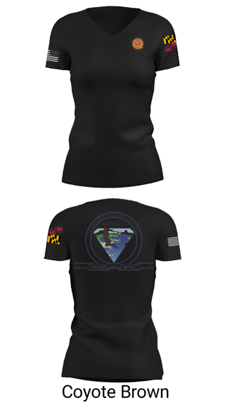 Women's Short Sleeve Vneck Shirt, , Army, Teamtime, Team time, sublimation, custom sports apparel, team uniforms, spirit wear, spiritwear, sports uniforms, custom shirts, team store, custom team store, fundraiser sports, apparel fundraiser
