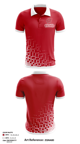 Short Sleeve Performance Polo, University of Wisconsin swimming and diving, School Spirit Store, Teamtime, Team time, sublimation, custom sports apparel, team uniforms, spirit wear, spiritwear, sports uniforms, custom shirts, team store, custom team store, fundraiser sports, apparel fundraiser
