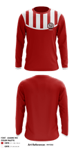 Troy High School Tennis 92320407 Long Sleeve Performance Shirt - 1