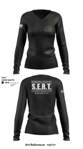 Sheriff’s Emergency Response Team 83392205 Women's Long Sleeve V-neck Shirt - 1