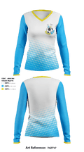 SoccerKids 22494380 Women's Long Sleeve V-neck Shirt - 1