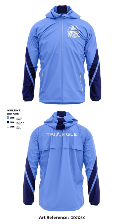 Triangle Volleyball Club 52610257 Windbreaker - 1