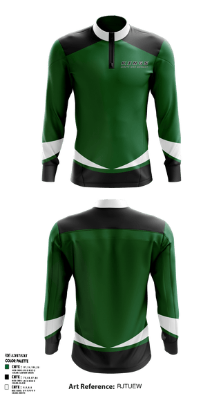 Quarter Zip Jacket, Kings, Ice Hockey, Teamtime, Team time, sublimation, custom sports apparel, team uniforms, spirit wear, spiritwear, sports uniforms, custom shirts, team store, custom team store, fundraiser sports, apparel fundraiser