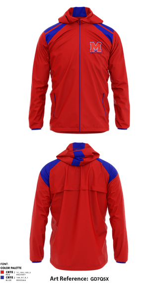 Windbreaker, Midway High School Track, Track & Field, Teamtime, Team time, sublimation, custom sports apparel, team uniforms, spirit wear, spiritwear, sports uniforms, custom shirts, team store, custom team store, fundraiser sports, apparel fundraiser