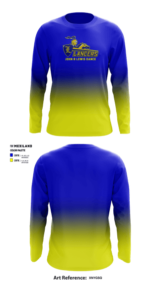 Long Sleeve Performance Shirt, John R Lewis High School Dance, , Teamtime, Team time, sublimation, custom sports apparel, team uniforms, spirit wear, spiritwear, sports uniforms, custom shirts, team store, custom team store, fundraiser sports, apparel fundraiser