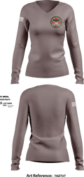 402nd Forward Surgical Team 1621441 Women's Long Sleeve V-neck Shirt - 1