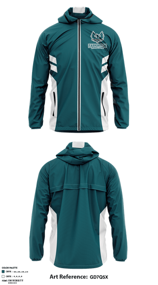 Windbreaker, Farmington High School Wrestling, Wrestling, Teamtime, Team time, sublimation, custom sports apparel, team uniforms, spirit wear, spiritwear, sports uniforms, custom shirts, team store, custom team store, fundraiser sports, apparel fundraiser