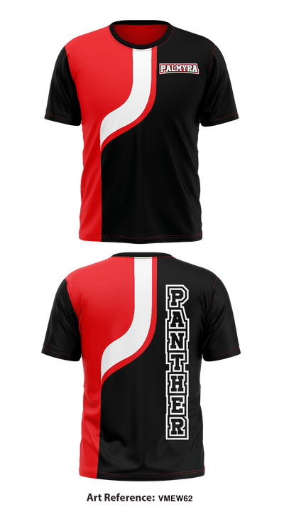 Palmyra High School Track 17565726 Short Sleeve Performance Shirt - 1