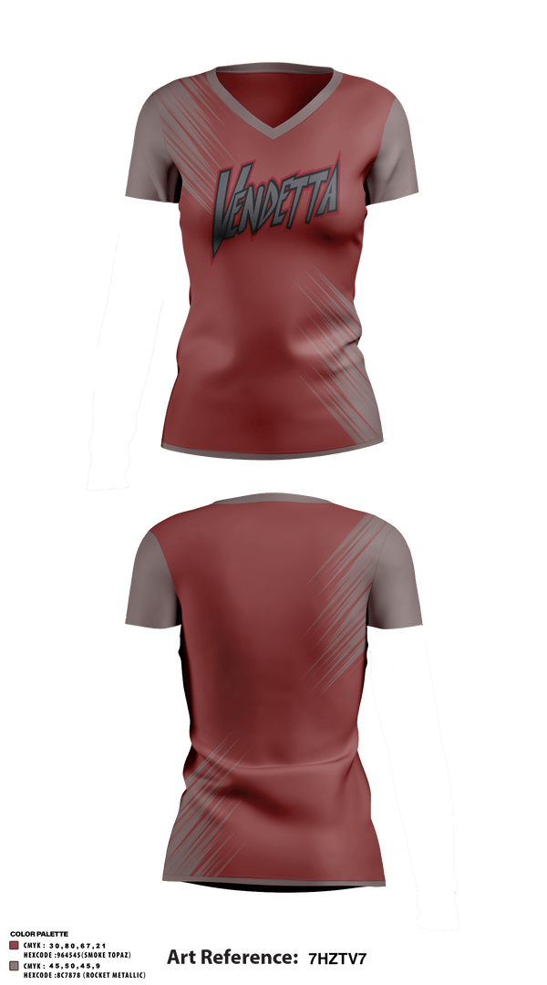 Women's Short Sleeve Vneck Shirt, Vendetta Brimhall, Softball, Teamtime, Team time, sublimation, custom sports apparel, team uniforms, spirit wear, spiritwear, sports uniforms, custom shirts, team store, custom team store, fundraiser sports, apparel fundraiser