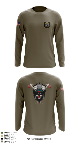 Long Sleeve Performance Shirt, , Army, Teamtime, Team time, sublimation, custom sports apparel, team uniforms, spirit wear, spiritwear, sports uniforms, custom shirts, team store, custom team store, fundraiser sports, apparel fundraiser