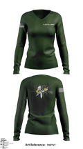 P.C.S.O. SWAT 73227294 Women's Long Sleeve V-neck Shirt - 2