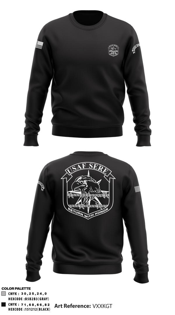Crew Neck Sweatshirt, , Air Force, Teamtime, Team time, sublimation, custom sports apparel, team uniforms, spirit wear, spiritwear, sports uniforms, custom shirts, team store, custom team store, fundraiser sports, apparel fundraiser