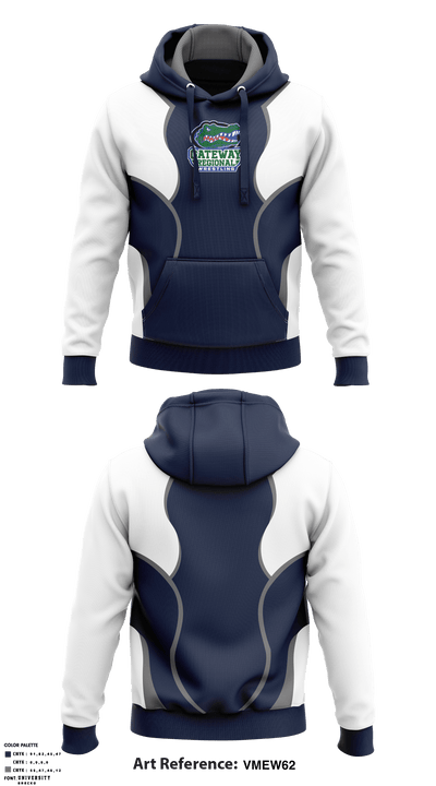 Gateway Regional High School Wrestling 45232983 Hoodie - 2