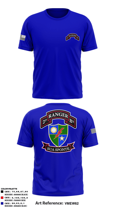 2nd Ranger Battalion 70049329 Short Sleeve Performance Shirt - 3