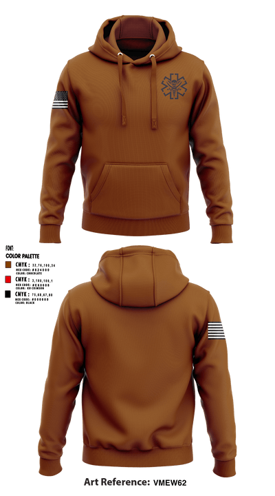 4/3 MED 67918910 Hoodie - 1