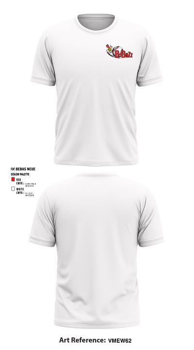 B Buzz Baseball League 70409945 Short Sleeve Performance Shirt - 2
