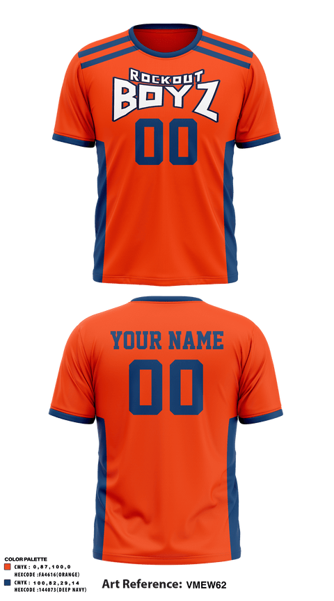 Short Sleeve Performance Shirt, RockOut BOYZ, Football, Teamtime, Team time, sublimation, custom sports apparel, team uniforms, spirit wear, spiritwear, sports uniforms, custom shirts, team store, custom team store, fundraiser sports, apparel fundraiser