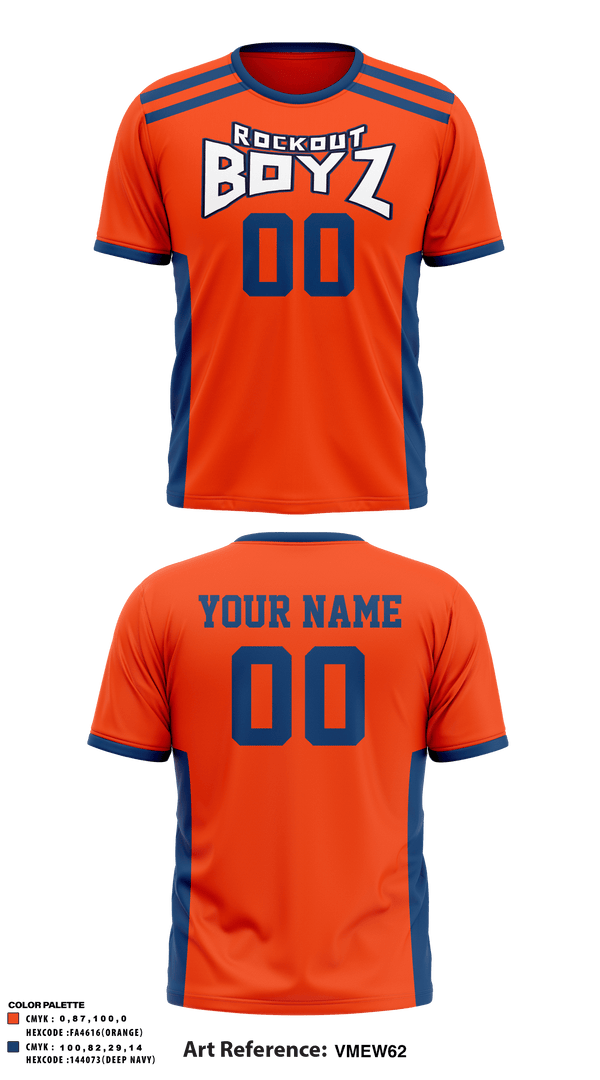 Short Sleeve Performance Shirt, RockOut BOYZ, Football, Teamtime, Team time, sublimation, custom sports apparel, team uniforms, spirit wear, spiritwear, sports uniforms, custom shirts, team store, custom team store, fundraiser sports, apparel fundraiser